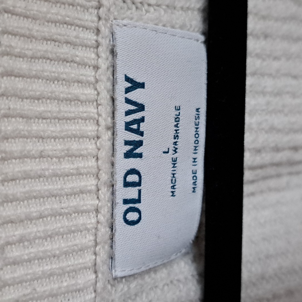 Black & White Striped Sweater | Size L - Picture 4 of 5